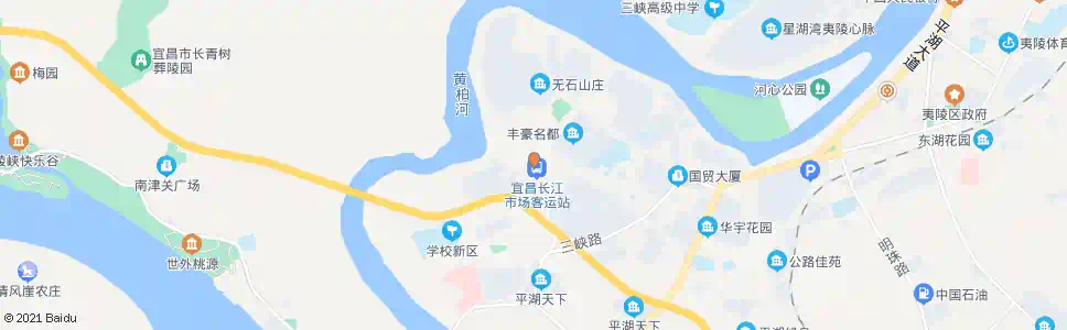宜昌长江市场客运南站_公交站地图_宜昌公交_妙搜公交查询2025
