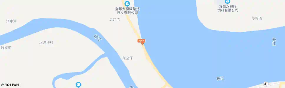 宜昌招呼站(茶店子桥)_公交站地图_宜昌公交_妙搜公交查询2025