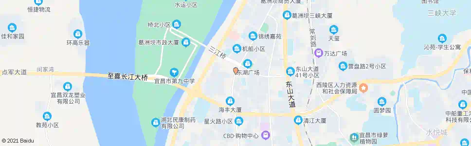 宜昌三江桥头_公交站地图_宜昌公交_妙搜公交查询2025