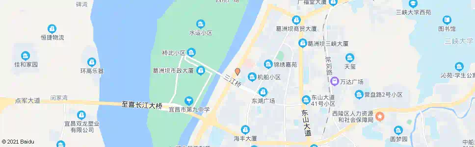 宜昌市十三中_公交站地图_宜昌公交_妙搜公交查询2025