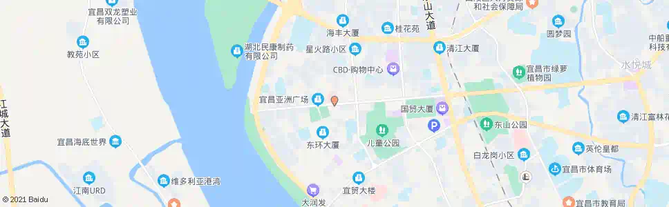 宜昌二医院_公交站地图_宜昌公交_妙搜公交查询2025
