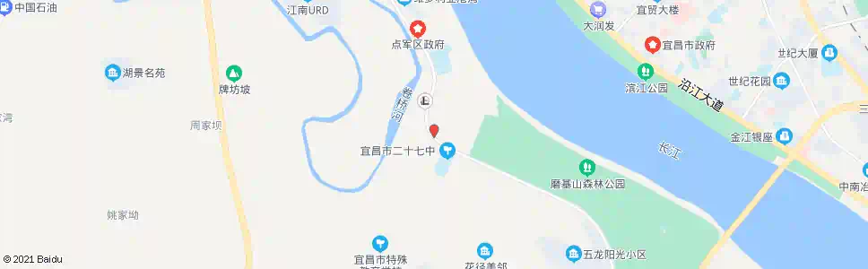 宜昌二十七中_公交站地图_宜昌公交_妙搜公交查询2025