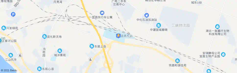 宜昌东阳光三号地_公交站地图_宜昌公交_妙搜公交查询2025