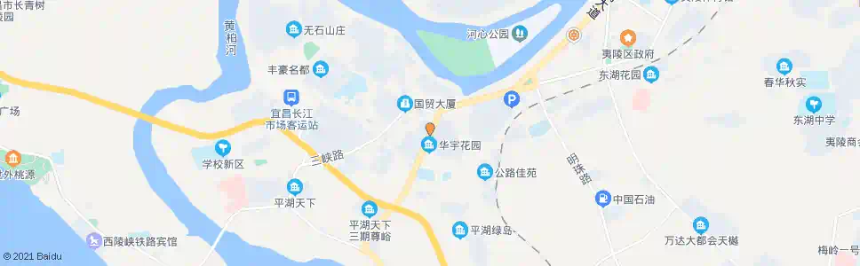 宜昌华宇花园_公交站地图_宜昌公交_妙搜公交查询2025