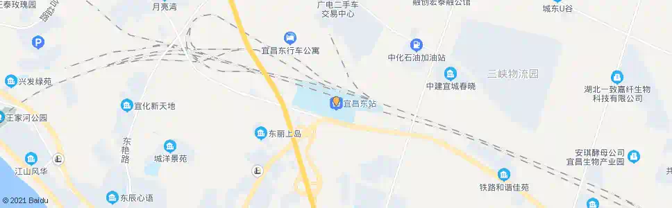 宜昌东风路_公交站地图_宜昌公交_妙搜公交查询2025