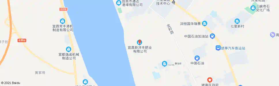 宜昌新洋丰_公交站地图_宜昌公交_妙搜公交查询2025