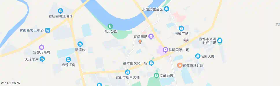 宜昌福泽苑_公交站地图_宜昌公交_妙搜公交查询2025