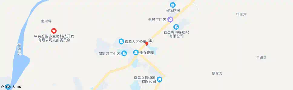 宜昌鄢家河中学_公交站地图_宜昌公交_妙搜公交查询2025