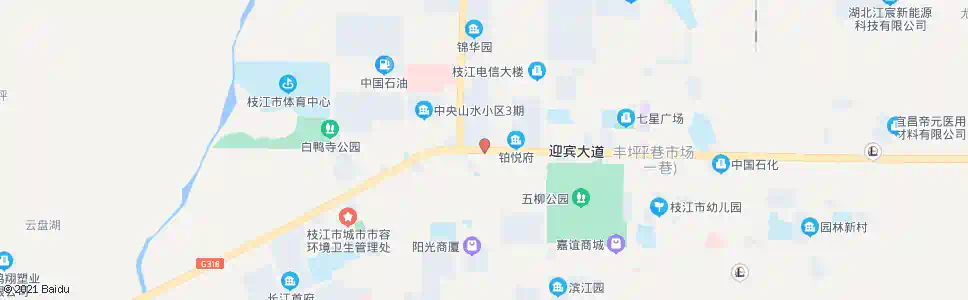 宜昌五柳树市场_公交站地图_宜昌公交_妙搜公交查询2025