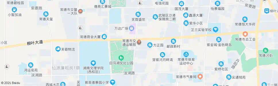 常德市交通局(南)_公交站地图_常德公交_妙搜公交查询2025