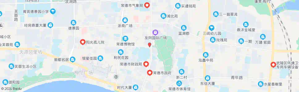 常德滨湖公园_公交站地图_常德公交_妙搜公交查询2025