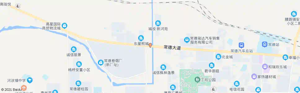 常德新河桥_公交站地图_常德公交_妙搜公交查询2025