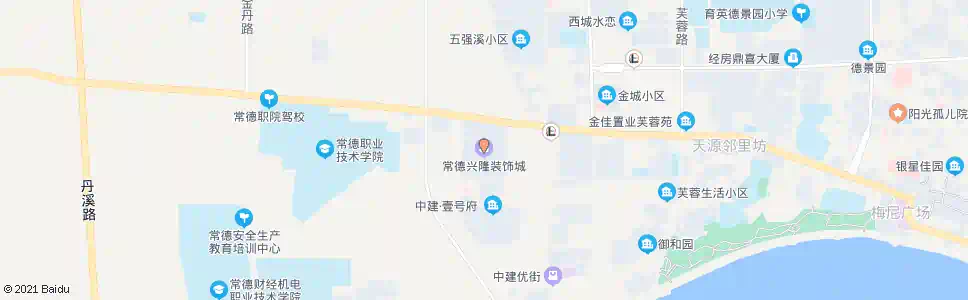 常德兴隆装饰城_公交站地图_常德公交_妙搜公交查询2025