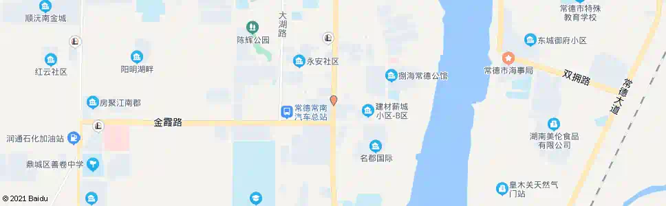常德财富广场(南)_公交站地图_常德公交_妙搜公交查询2025