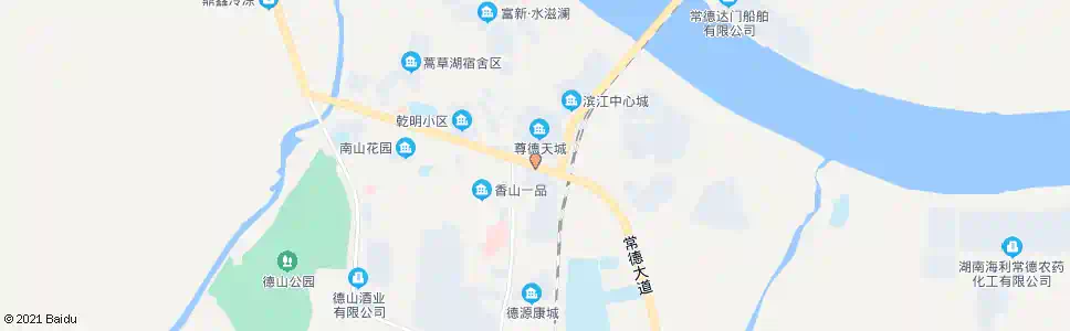 常德德山生活湾东区_公交站地图_常德公交_妙搜公交查询2025