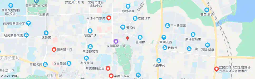 常德德鑫花园_公交站地图_常德公交_妙搜公交查询2025