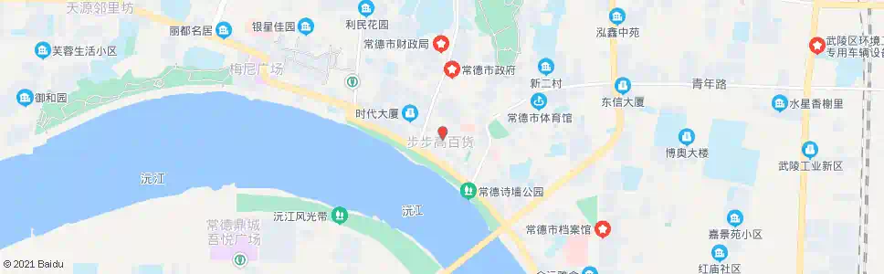 常德下南门佩佳珠宝_公交站地图_常德公交_妙搜公交查询2025