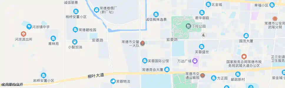 常德交警一大队_公交站地图_常德公交_妙搜公交查询2025