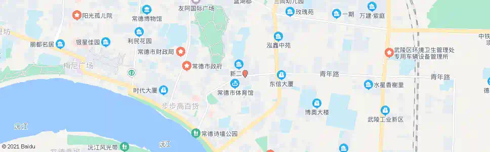 常德新一村_公交站地图_常德公交_妙搜公交查询2025