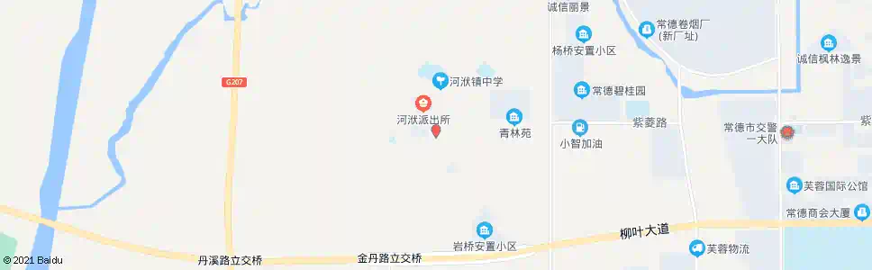 常德河洑镇政府_公交站地图_常德公交_妙搜公交查询2025