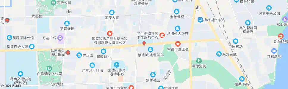 常德芷兰学校_公交站地图_常德公交_妙搜公交查询2025