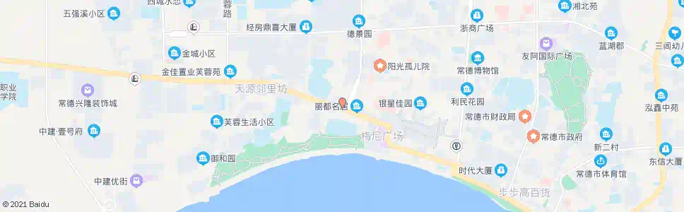 常德常师附小_公交站地图_常德公交_妙搜公交查询2025