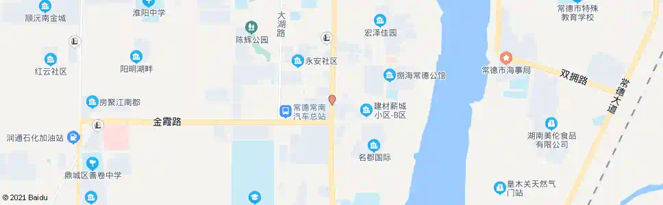 常德财富广场(东)_公交站地图_常德公交_妙搜公交查询2025