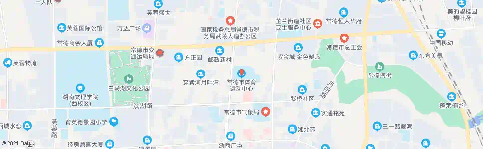 常德市体育中心_公交站地图_常德公交_妙搜公交查询2025