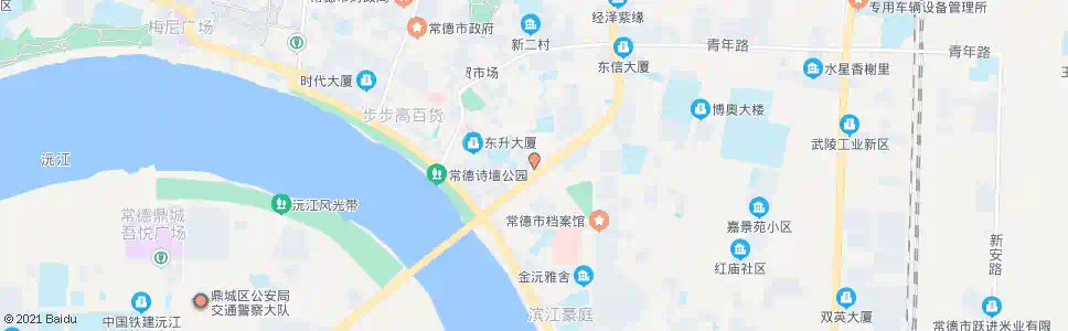 常德建设桥_公交站地图_常德公交_妙搜公交查询2025