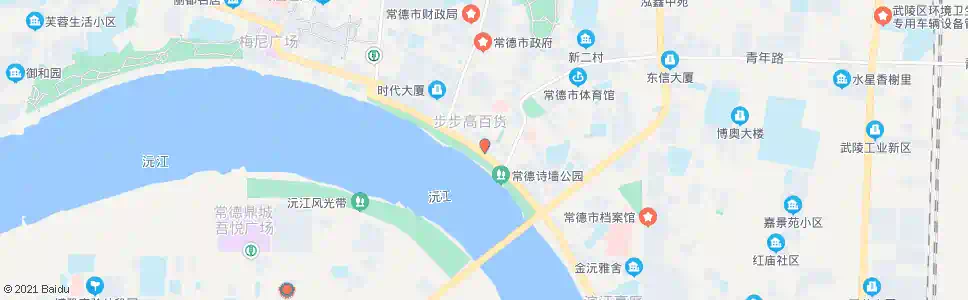 常德排云阁_公交站地图_常德公交_妙搜公交查询2025