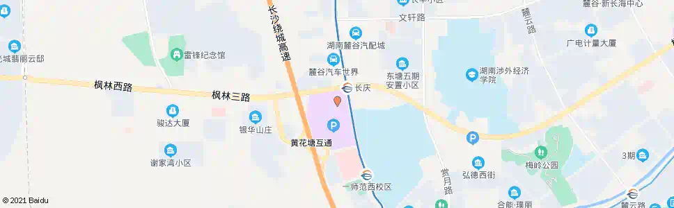 长沙步步高梅溪新天地东(枫林路东丰路口)_公交站地图_长沙公交_妙搜公交查询2025