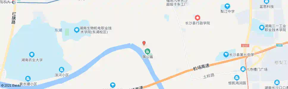 长沙长沙县二医院_公交站地图_长沙公交_妙搜公交查询2025