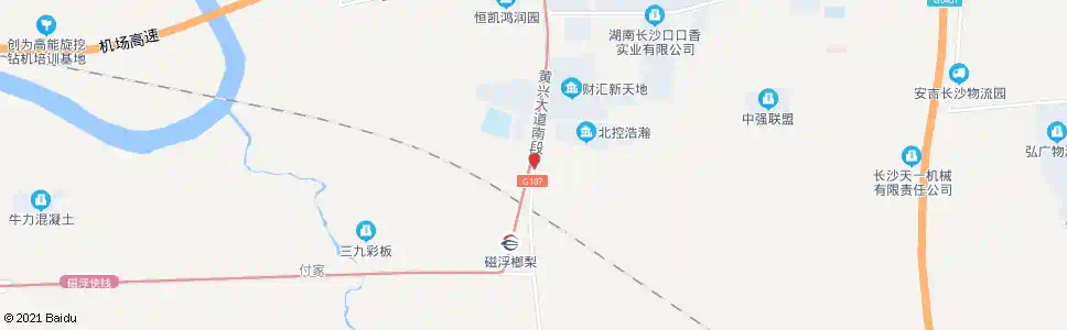 长沙秋江西路口_公交站地图_长沙公交_妙搜公交查询2025