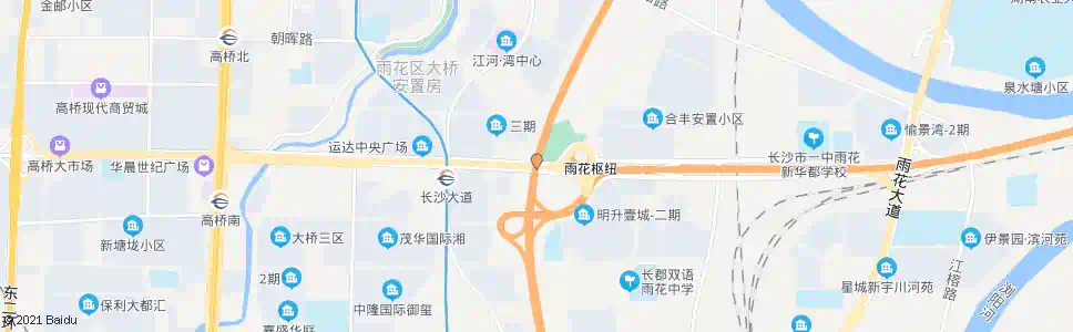 长沙环保大道京珠高速路口_公交站地图_长沙公交_妙搜公交查询2025