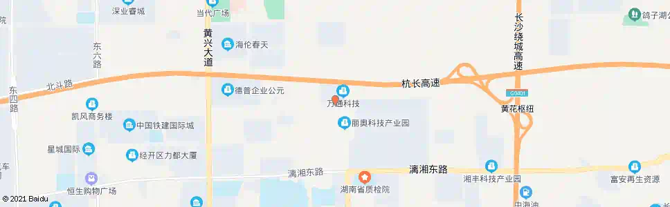 长沙长沙牧泰莱_公交站地图_长沙公交_妙搜公交查询2025