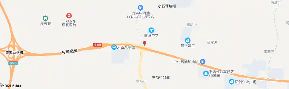 长沙车商汽车城_公交站地图_长沙公交_妙搜公交查询2025