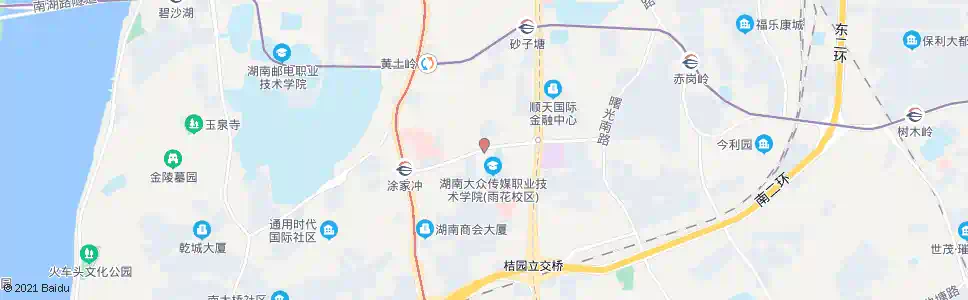 长沙七里庙_公交站地图_长沙公交_妙搜公交查询2025