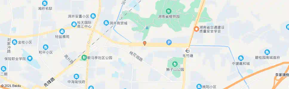 长沙全洲药业_公交站地图_长沙公交_妙搜公交查询2025