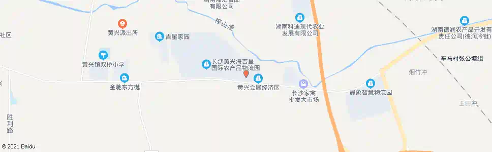 长沙海吉星市场_公交站地图_长沙公交_妙搜公交查询2025