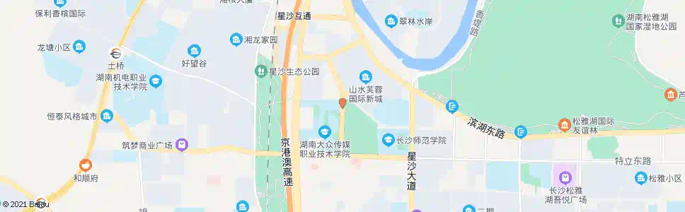 长沙大众传媒学院_公交站地图_长沙公交_妙搜公交查询2025