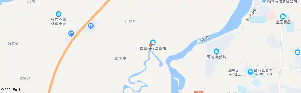 长沙团山组_公交站地图_长沙公交_妙搜公交查询2025