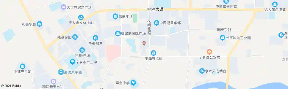 长沙宁乡农商银行(富豪山庄)_公交站地图_长沙公交_妙搜公交查询2025