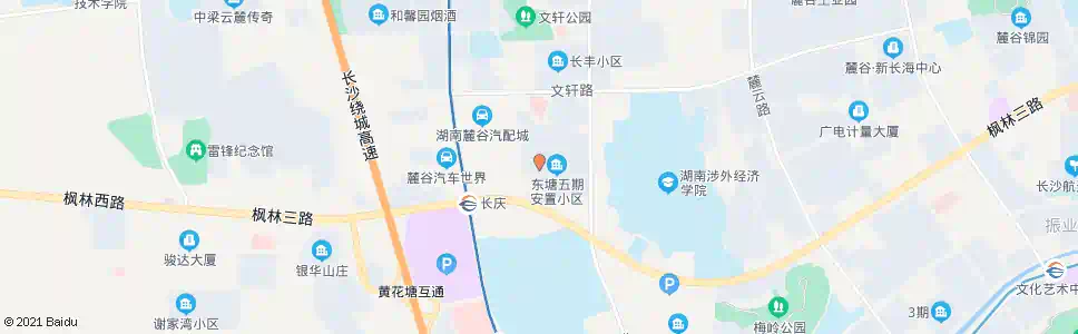 长沙东方红安置小区_公交站地图_长沙公交_妙搜公交查询2025