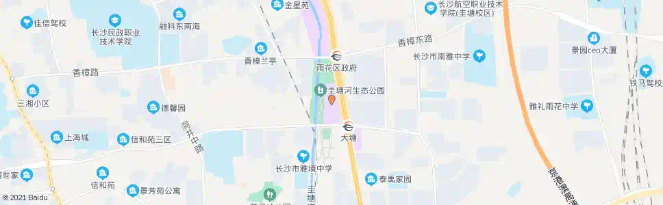 长沙喜盈门范城_公交站地图_长沙公交_妙搜公交查询2025