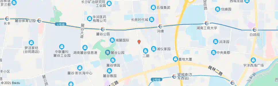 长沙麓谷消防中队_公交站地图_长沙公交_妙搜公交查询2025