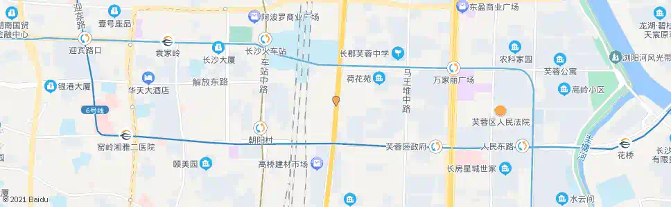长沙杨家山北_公交站地图_长沙公交_妙搜公交查询2025