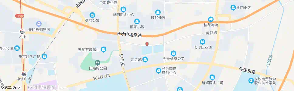 长沙黄谷路花仙路口_公交站地图_长沙公交_妙搜公交查询2025
