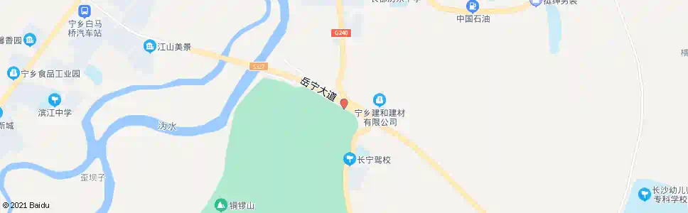 长沙高坝窑_公交站地图_长沙公交_妙搜公交查询2025
