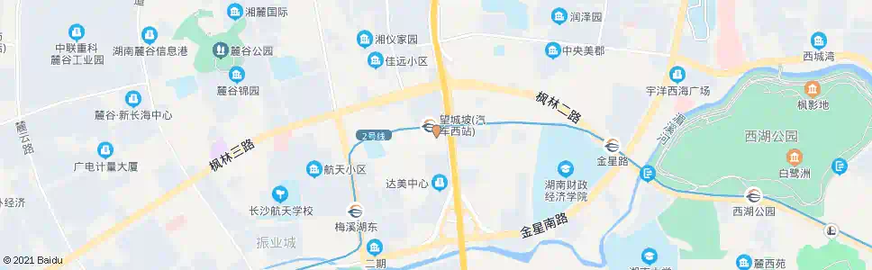长沙汽车西站西(招呼站)_公交站地图_长沙公交_妙搜公交查询2025