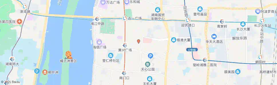 长沙競才修业学校(柑子园西)_公交站地图_长沙公交_妙搜公交查询2025